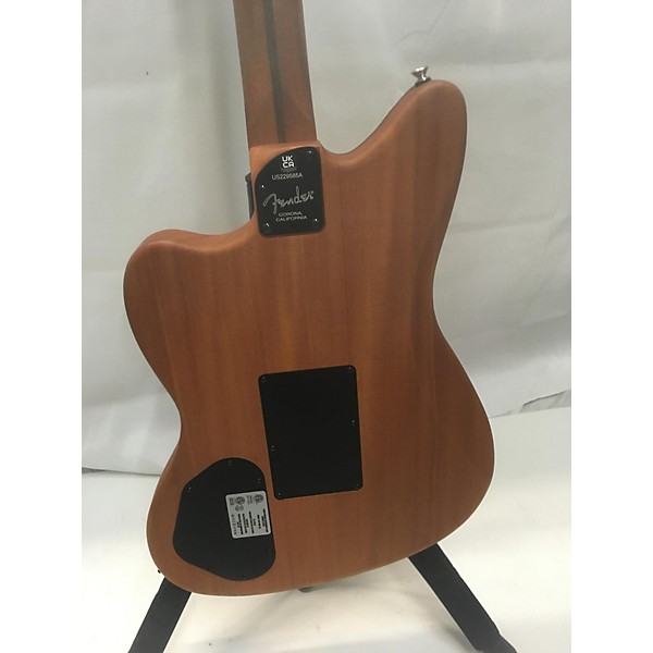 Used Fender Acoustasonic Jazzmaster Acoustic Electric Guitar Tungsten