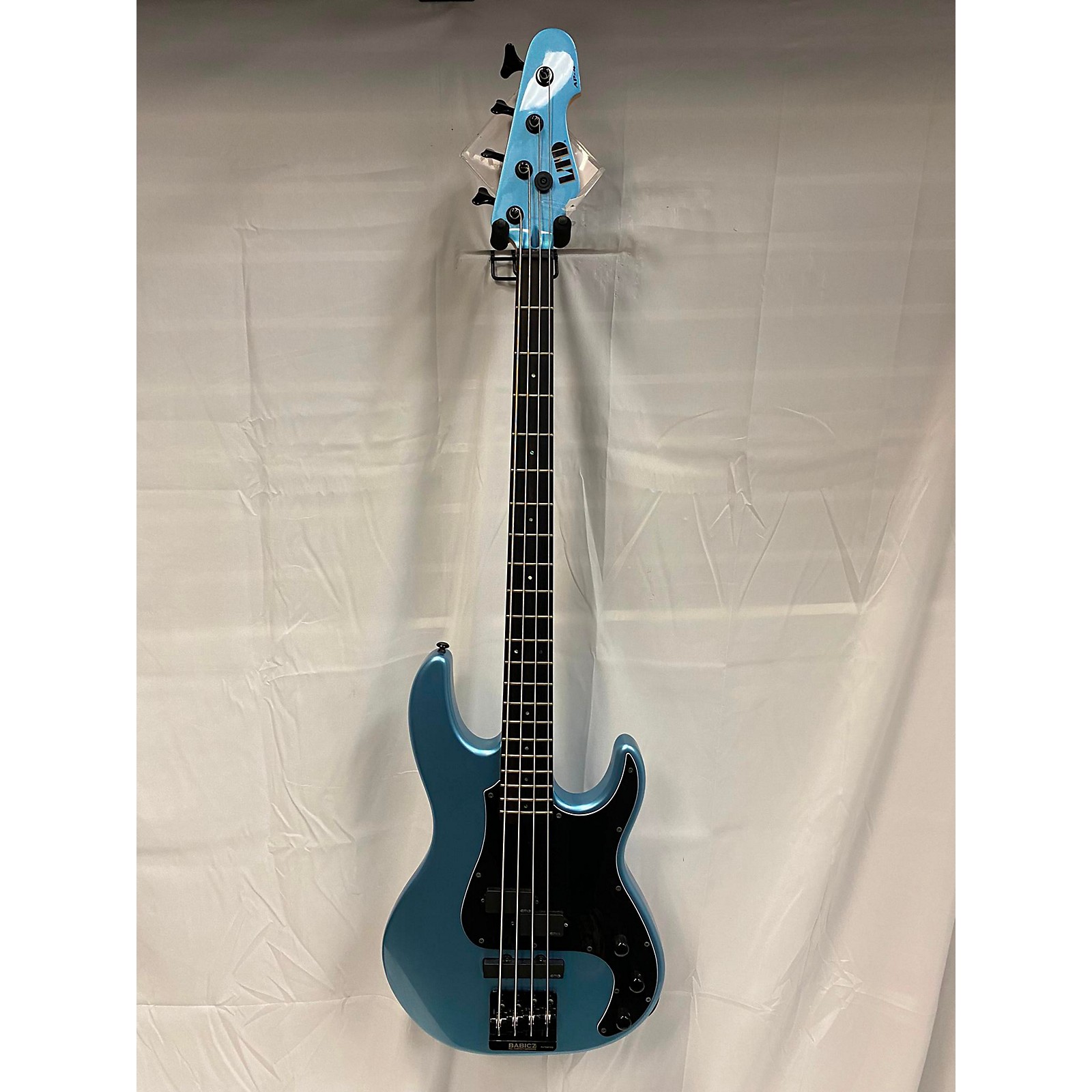 Used ESP LTD AP4 Black Metal Electric Bass Guitar Midnight Blue