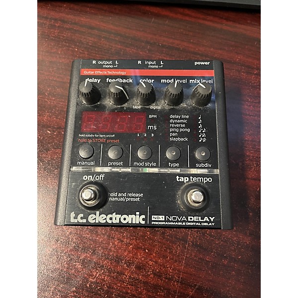 Used TC Electronic ND1 Nova Delay Effect Pedal