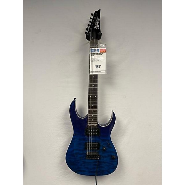 Used Ibanez GRG120QASPBGD Solid Body Electric Guitar Guitar Center