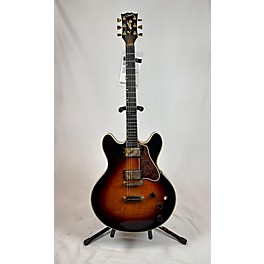 Vintage Gibson Vintage 1980 Gibson Es Artist 2 Color Sunburst Hollow Body Electric Guitar