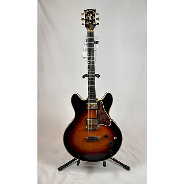 Vintage Gibson Vintage 1980 Gibson Es Artist 2 Color Sunburst Hollow Body Electric Guitar