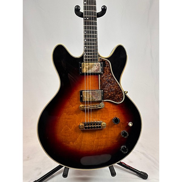 Vintage Gibson Vintage 1980 Gibson Es Artist 2 Color Sunburst Hollow Body Electric Guitar