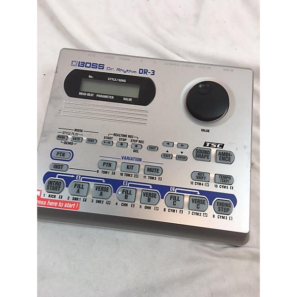 Used BOSS DR3 Dr Rhythm Drum Machine Guitar Center