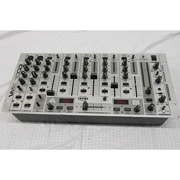 Used Behringer VMX100USB Pro 2-Channel DJ Mixer