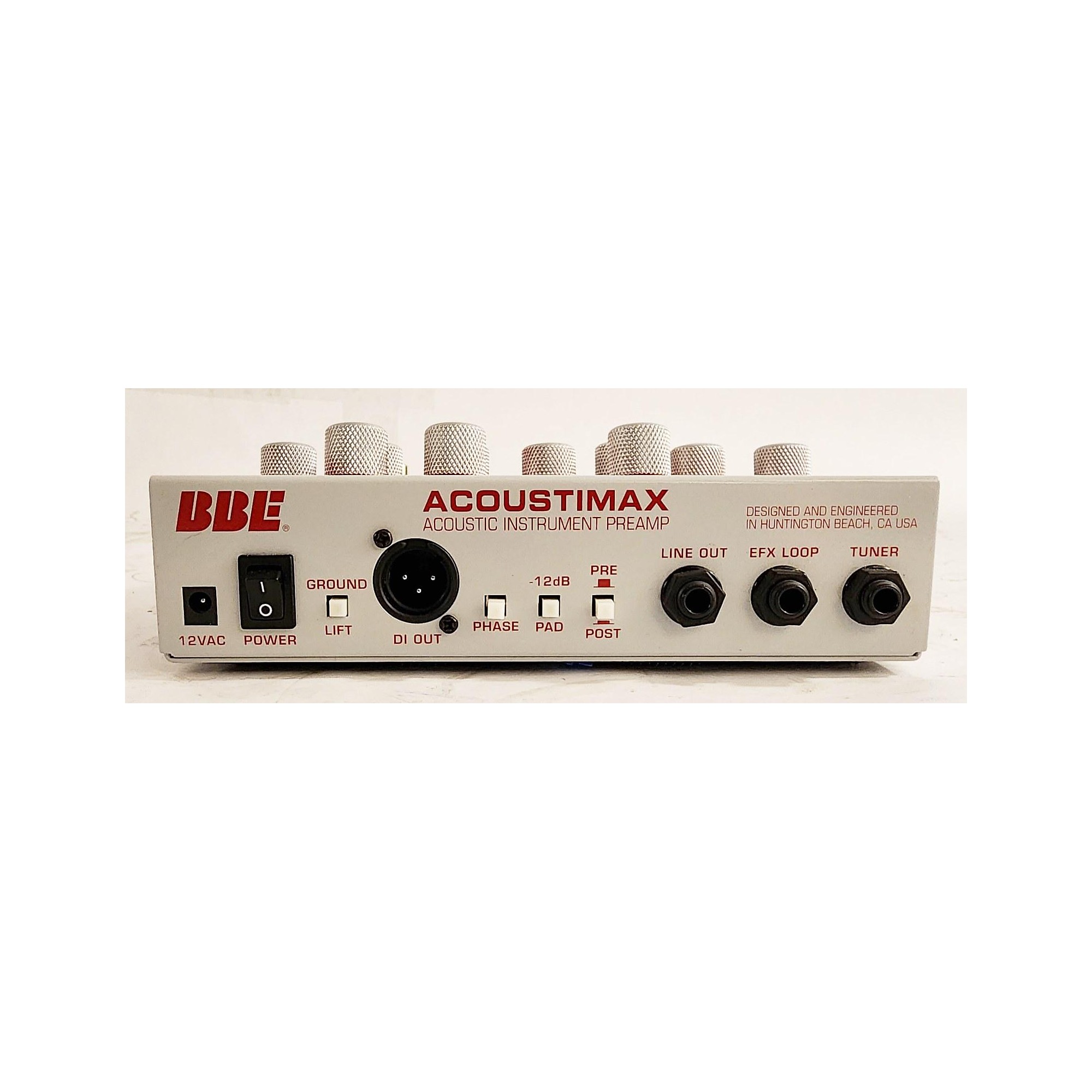 Used BBE Acoustimax Sonic Maximizer/Preamp Pedal Guitar Preamp