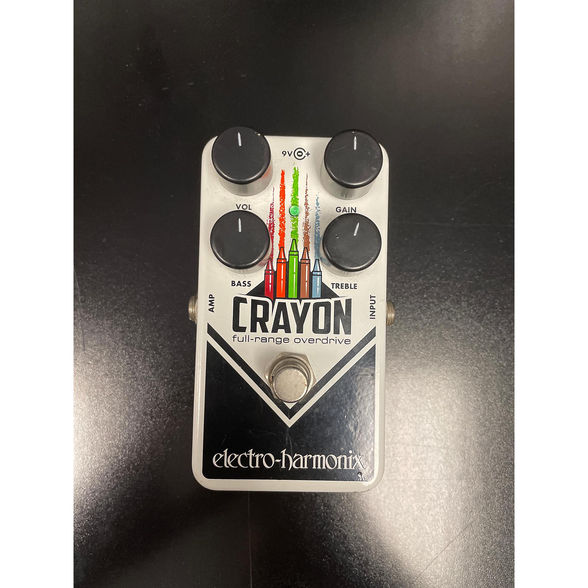 Used Electro-Harmonix Crayon Full Range Overdrive Effect Pedal