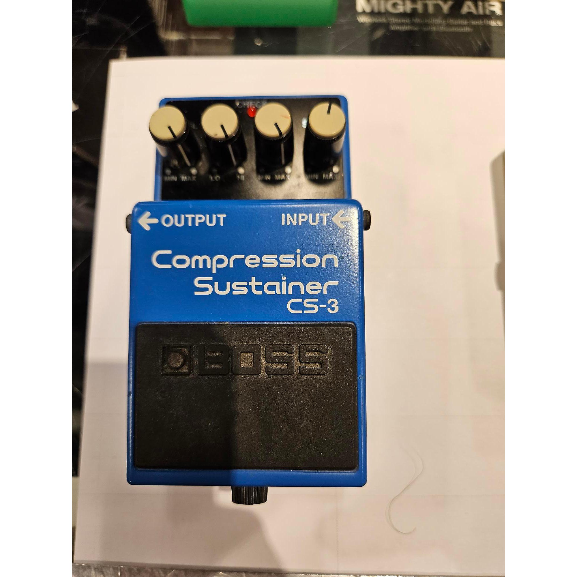 Used BOSS CS3 Compressor Sustainer Effect Pedal