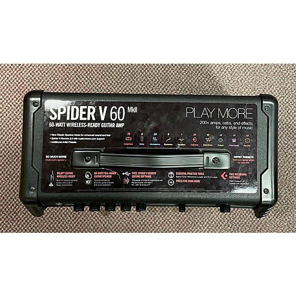Used Line 6 2022 Spider V 60 1x10 Guitar Combo Amp