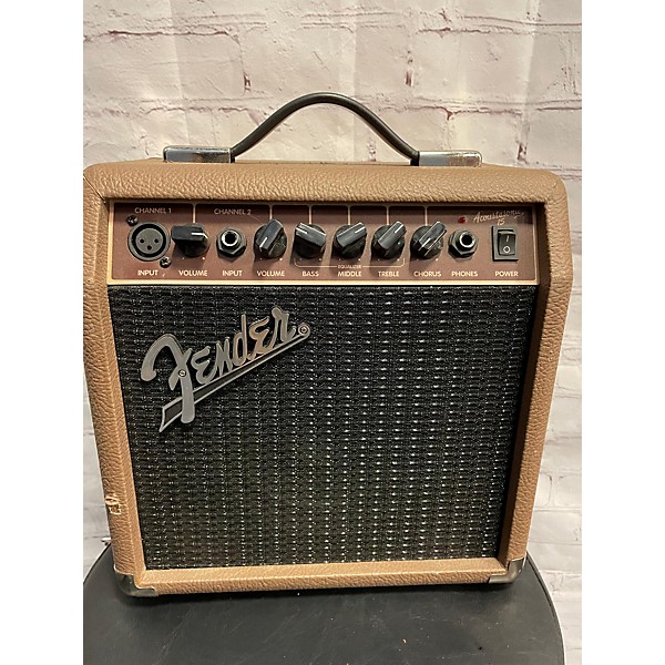 Used Fender Acoustasonic 15 Acoustic Guitar Combo Amp Guitar Center