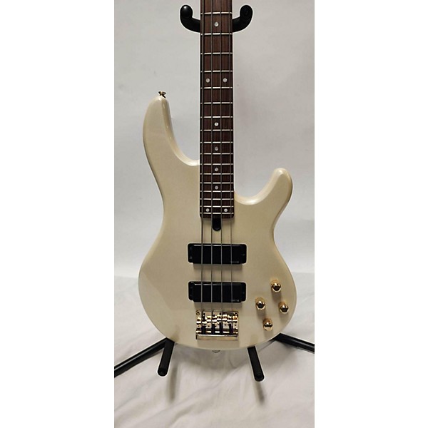 Used Yamaha Bbg4s Ii Electric Bass Guitar white sparkle | Guitar