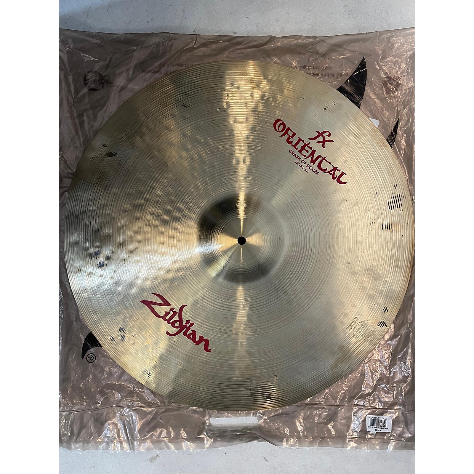 Used Zildjian 22in Oriental Crash Of Doom Cymbal | Guitar Center