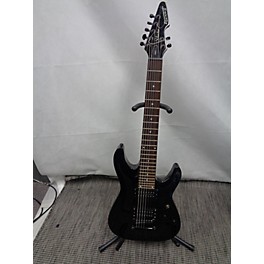 Used Schecter Guitar Research Used 1999 Schecter Guitar Research Omen 7 Diamond Series Black Solid Body Electric Guitar