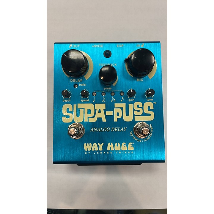 Used Way Huge Electronics WHE707 Supa Puss Delay Effect Pedal