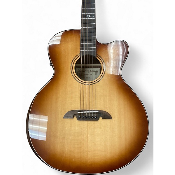 Used Alvarez aBT710CEARSHB Tobacco Sunburst Acoustic Electric Guitar