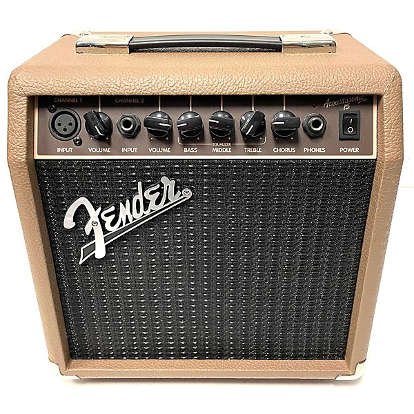 Used Fender Acoustasonic 15 Acoustic Guitar Combo Amp Guitar Center