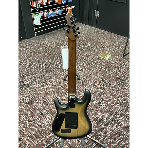 Used Sterling By Music Man Jason Richardson Cutless Burl Solid Body Electric Guitar