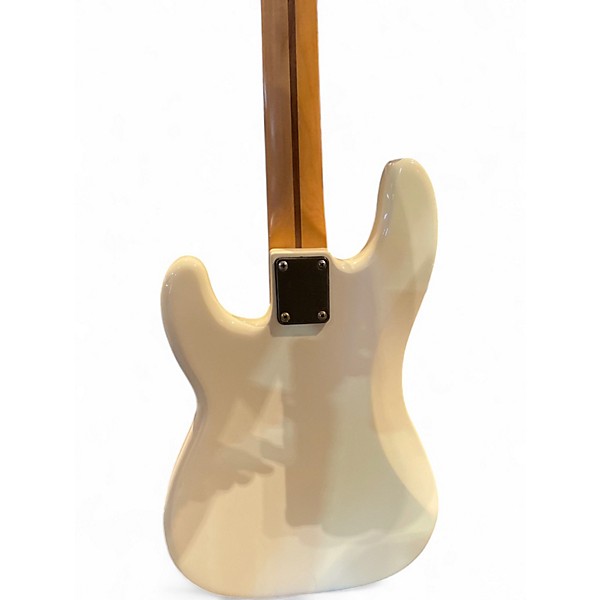 Used Fender Player Precision Bass Antique White Electric Bass Guitar