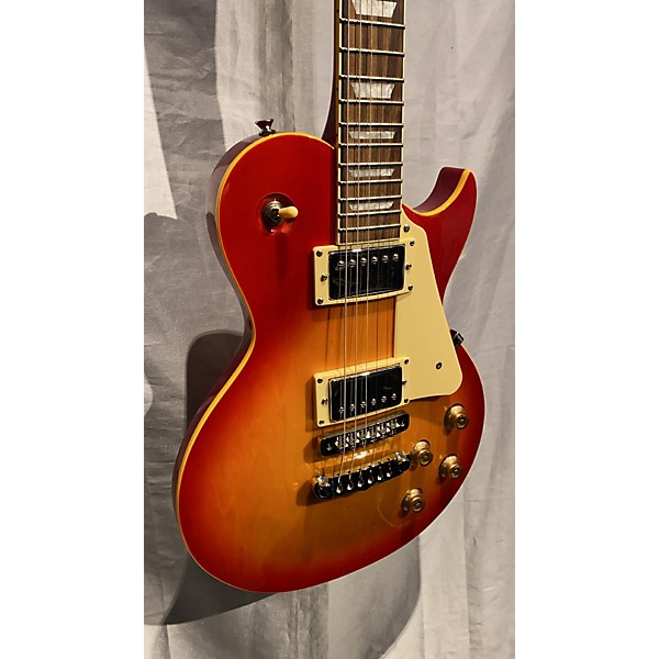 Used Aria PRO II PE590 Solid Body Electric Guitar Cherry Sunburst