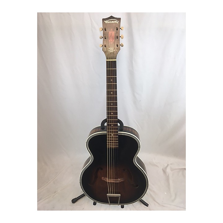 Harmony h1215 deals archtop acoustic guitar