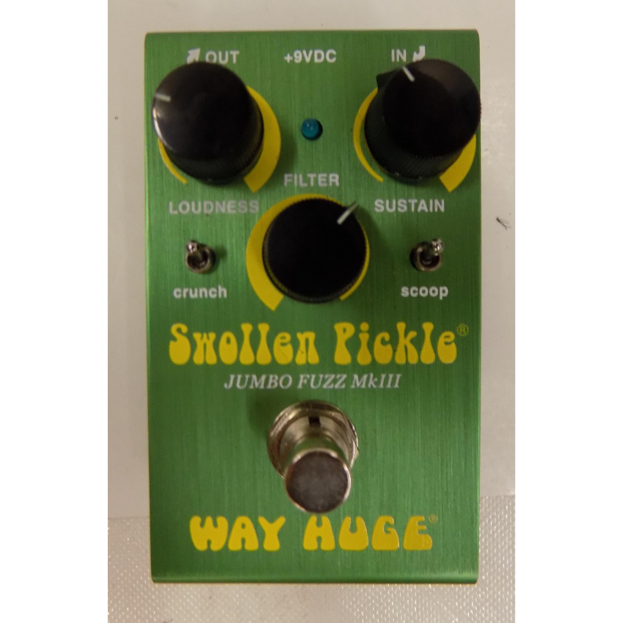 Used Way Huge Electronics WHE401 Swollen Pickle MKII Super Jumbo Fuzz  Effect Pedal