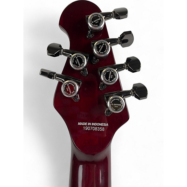 Used Sterling by Music Man MAJ200 ROYAL RED Solid Body Electric Guitar