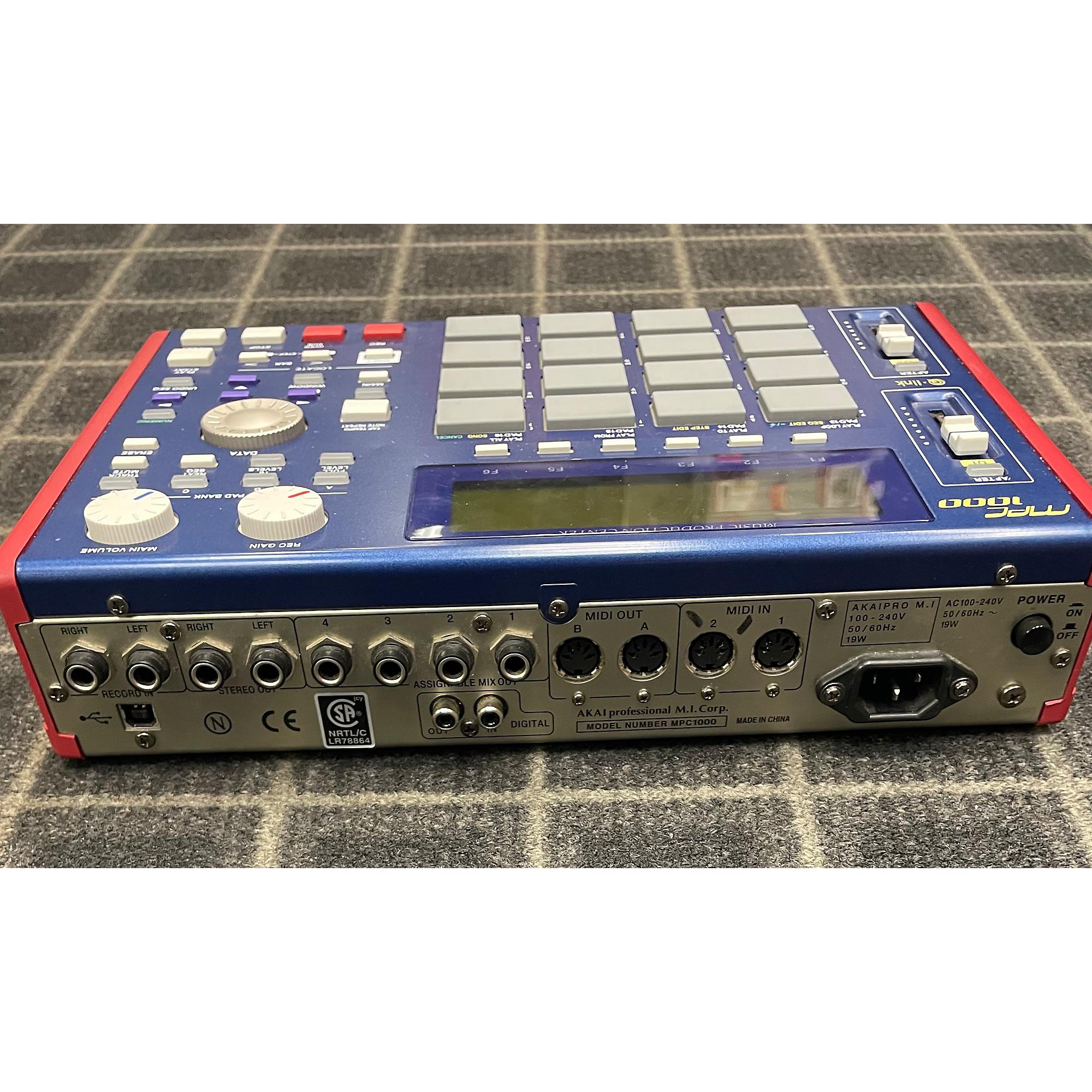 Used Akai Professional MPC1000 Blue And Red | Guitar Center