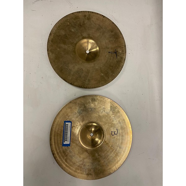 Used Zildjian 14in A Custom Hi Hat Pair Cymbal