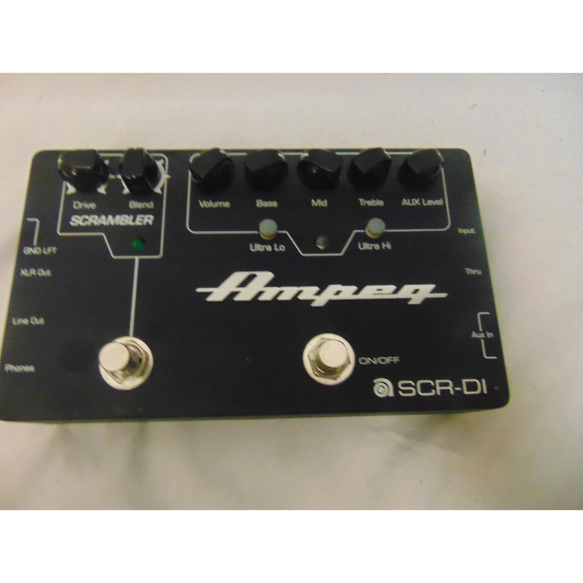 Used Ampeg SCR-DI Bass Effect Pedal