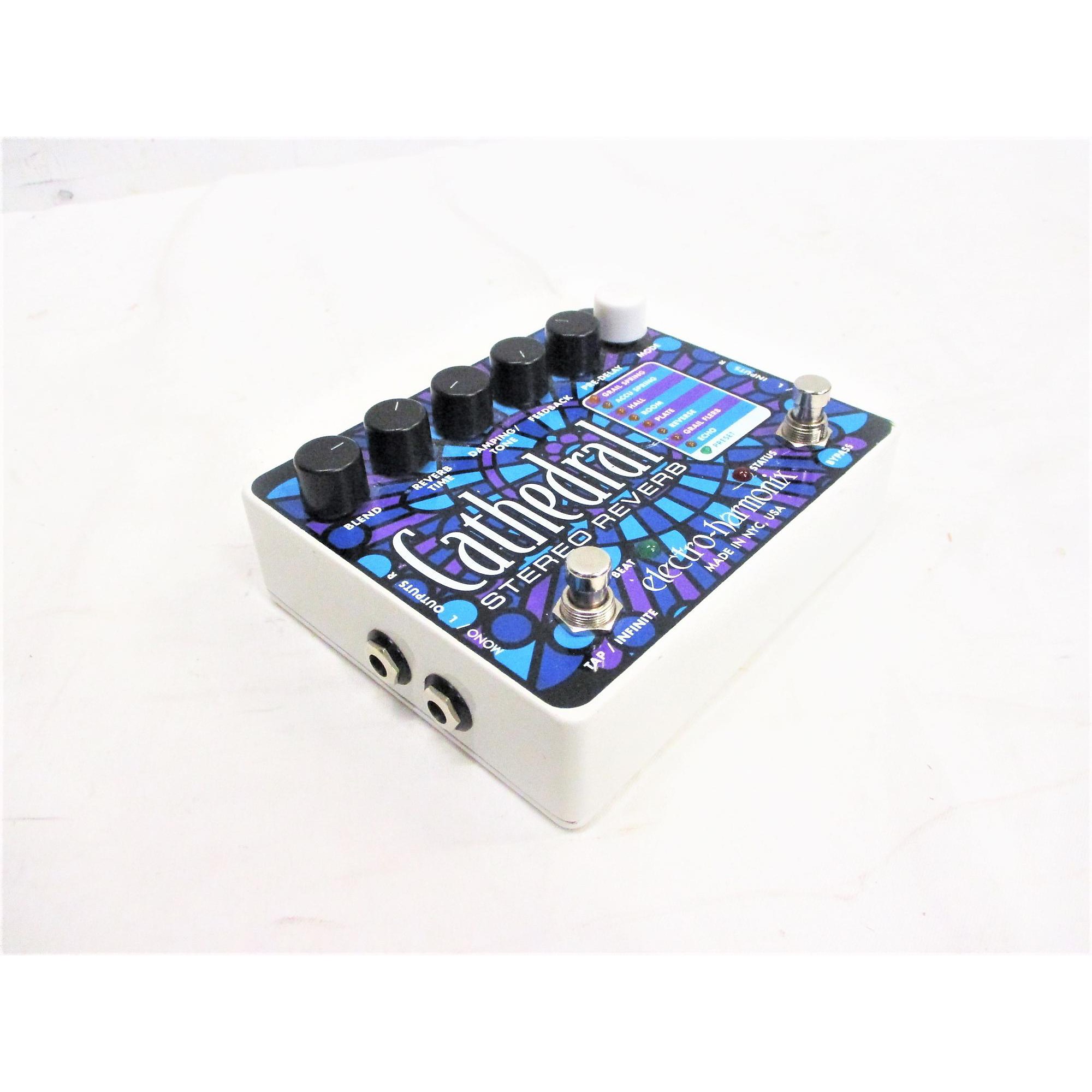 Used Electro-Harmonix Cathedral Stereo Reverb Effect Pedal