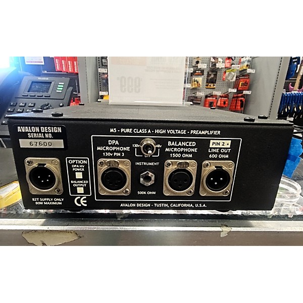 Used Avalon M5 Mono Pure Class A Microphone Preamp Guitar Center