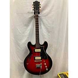 Vintage Framus Vintage 1960s Framus Atlantik 6 Semi-hollow Electric Redburst Hollow Body Electric Guitar