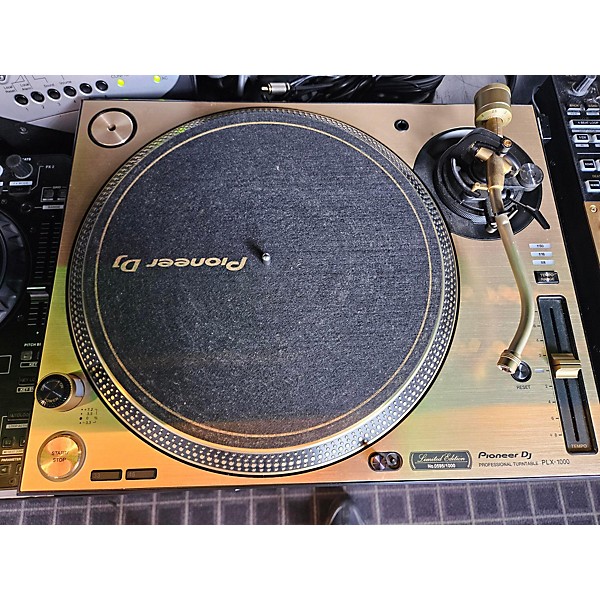 Used Pioneer DJ 2015 PLX1000 GOLD EDITION #0595/1000 SEPTEMBER 2015 Turntable