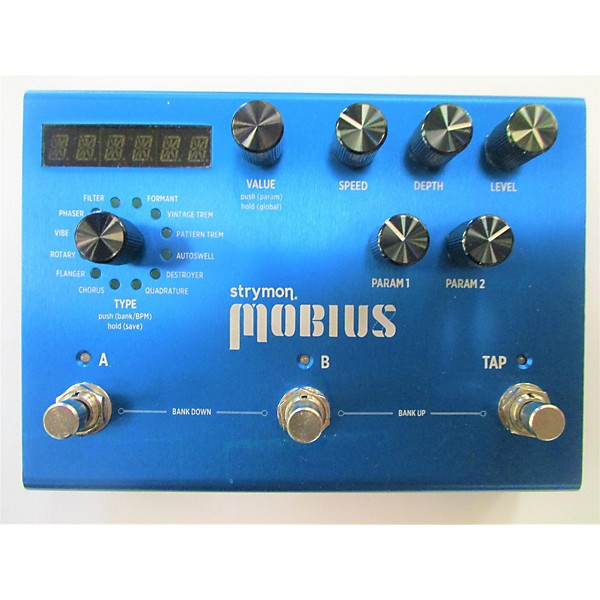 Used Strymon Mobius Multidimensional Modulation Effect Pedal