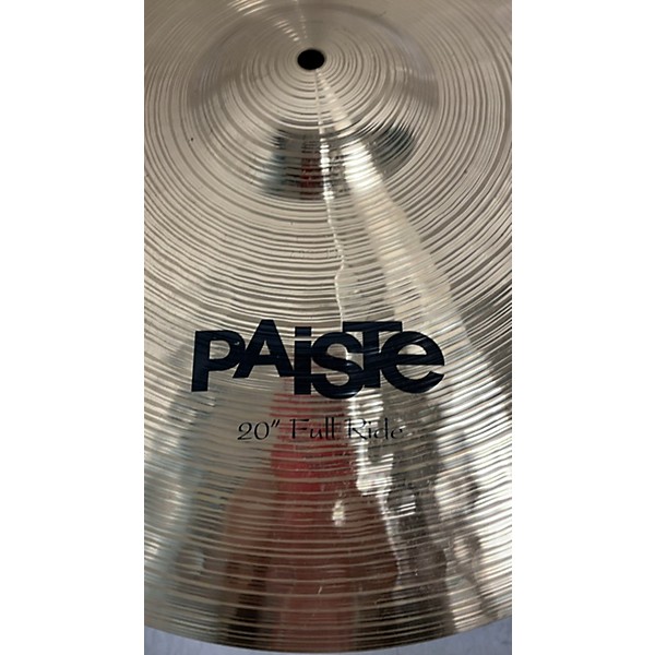 Used Paiste 20in SOUND FORMULA RIDE Cymbal