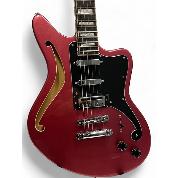 Used D'Angelico PREMIER BEDFORD SH Pink Solid Body Electric Guitar