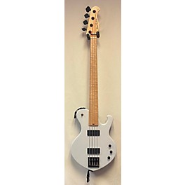 Used BOSS Used Scar Guitars Fretless Alpine White Electric Bass Guitar