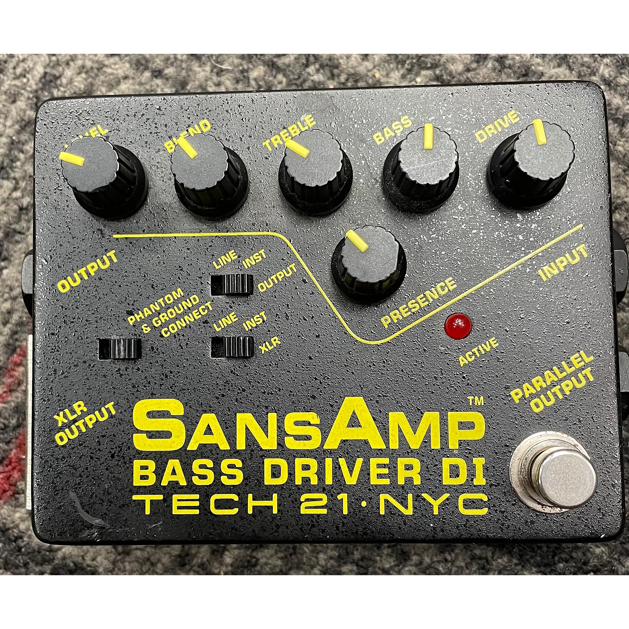 Used Tech 21 Sansamp PBDR Bass Driver DI Bass Effect Pedal