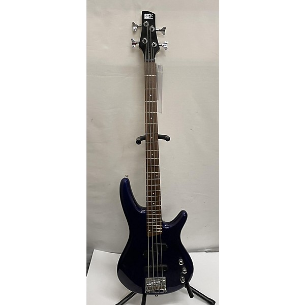 Used Ibanez SR300 Electric Bass Guitar Blue | Guitar Center