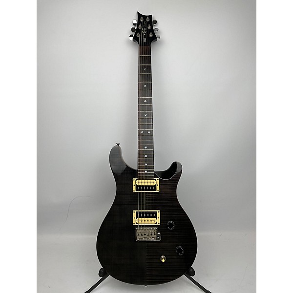 Used PRS Used PRS SE Custom 22 Trans Black Solid Body Electric Guitar