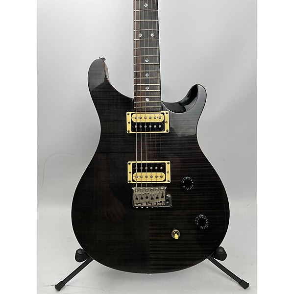 Used PRS Used PRS SE Custom 22 Trans Black Solid Body Electric Guitar