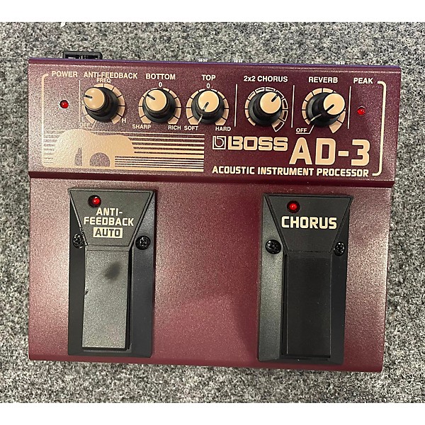 Used BOSS AD3 Acoustic Instrument Processor Effect Processor