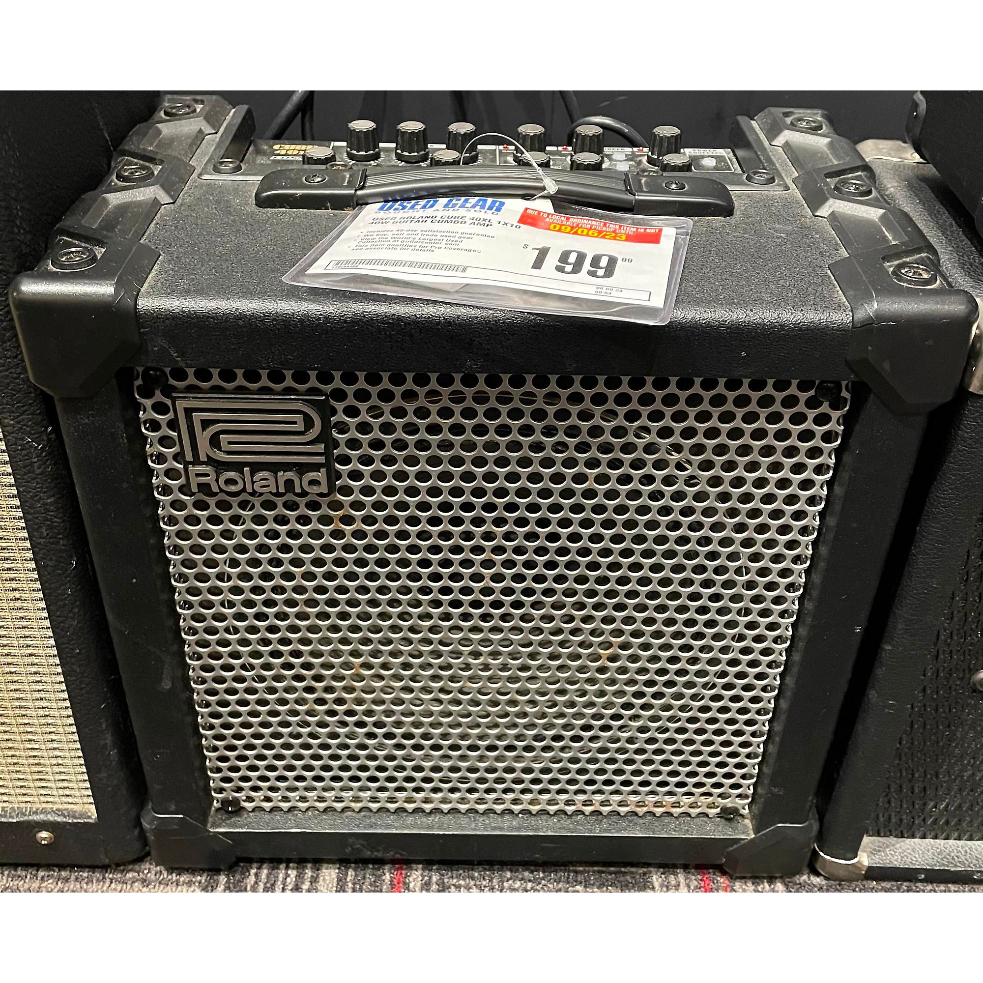 Used Roland Cube 40XL 1x10 40W Guitar Combo Amp Guitar Center