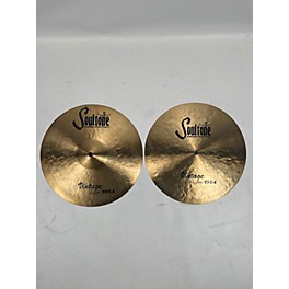 Used Soultone Used Soultone 13in Vintage Old School 1964 Flat-top Hi-hat Pair Cymbal