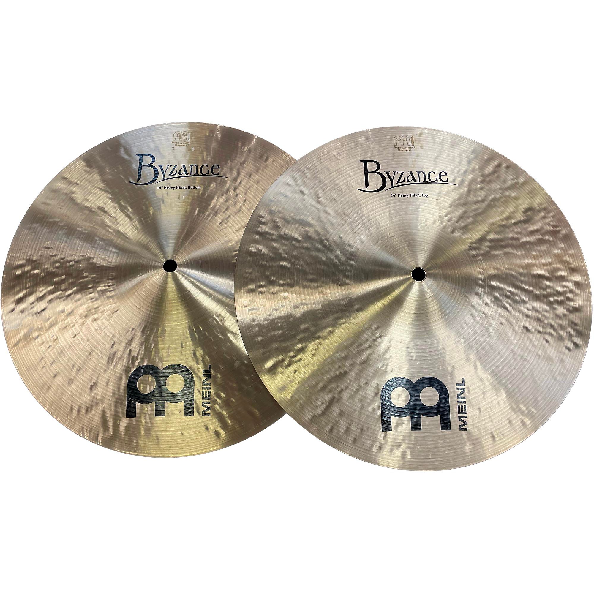 Used MEINL 14in Byzance Heavy Hi Hats Cymbal