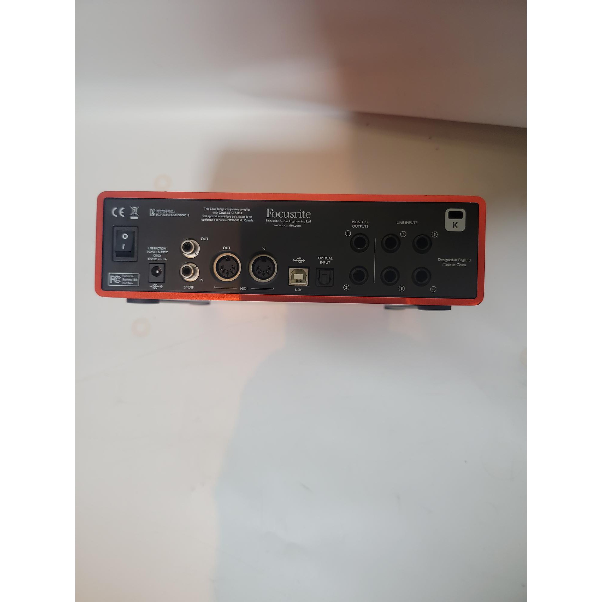 Used Focusrite Scarlett 18i8 Gen 2 Audio Interface | Guitar Center