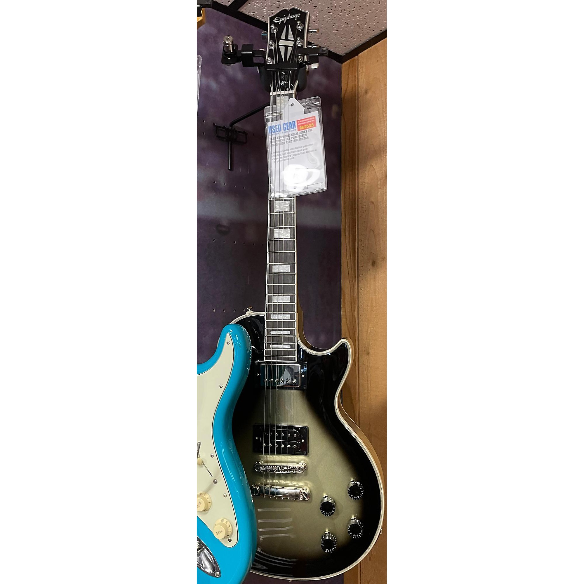 Epiphone Adam Jones Les Paul Custom Art Collection - Berserker - Silverburst