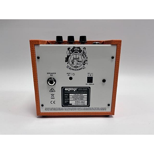 Used Orange Amplifiers Crush Mini Guitar Combo Amp Guitar Center