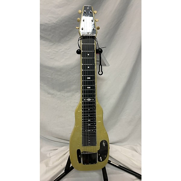 Used Fender 1950s Champion Lap Steel Pearloid OSC Solid Body Electric Guitar