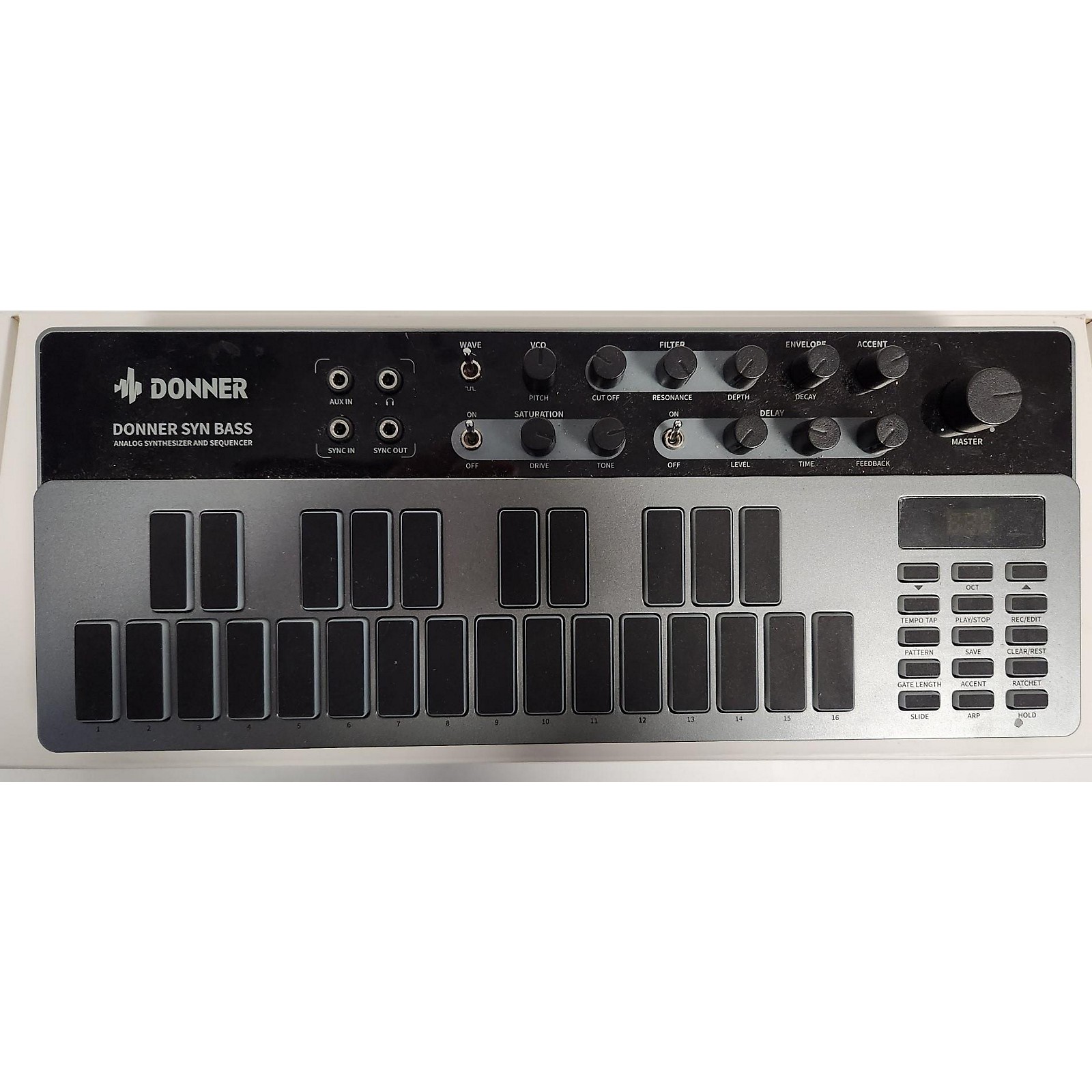 Used Donner B1 ANALOG BASS SEQUENCER Synthesizer | Guitar Center